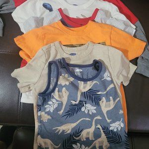 Boy's Dinosaurs shirts & 1 Buccaneers